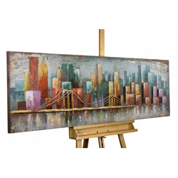 METALLBILD Bunt 140/50 cm