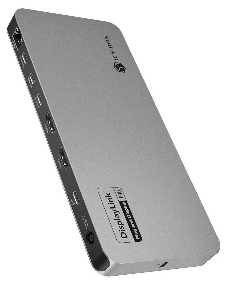 ICY BOX Dockingstation 12-in-1 Diamond Dock USB 3.2 Gen2 Type-C