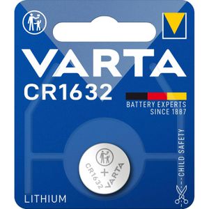 Varta Knopfzelle CR1632, 135 mAh, Lithium