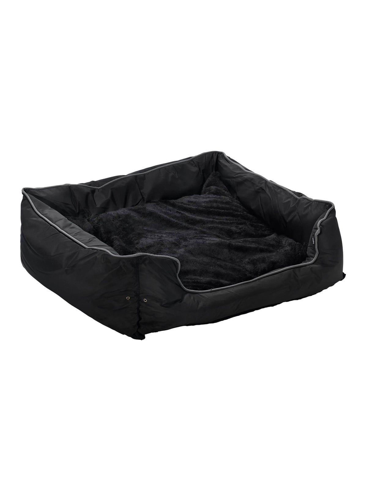 Dogman Bed Buddy Rectangular S Black 50x43x19cm
