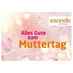 Essanelle Gutschein Trägerkarte Muttertag