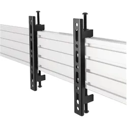 b-tech BT8390-VESA200F - Flachbildschirm-Montagearm - Schwarz - 70 kg - Schiene - 119,4 (Wand, 47"), Monitor Halterung, Schwarz