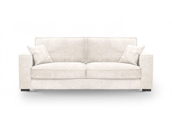 GAP - Canapé convertible 4 places - Velours, Ecru
