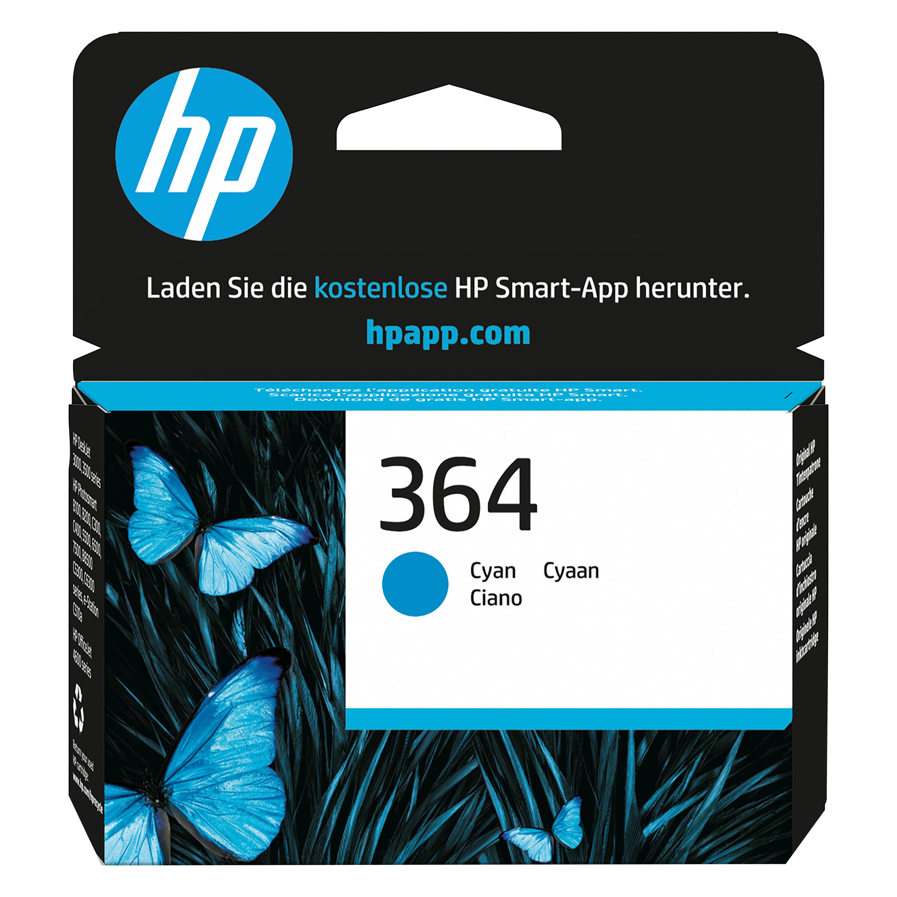 HP 364 Cyan Original (C) (CB318EE#BA1)