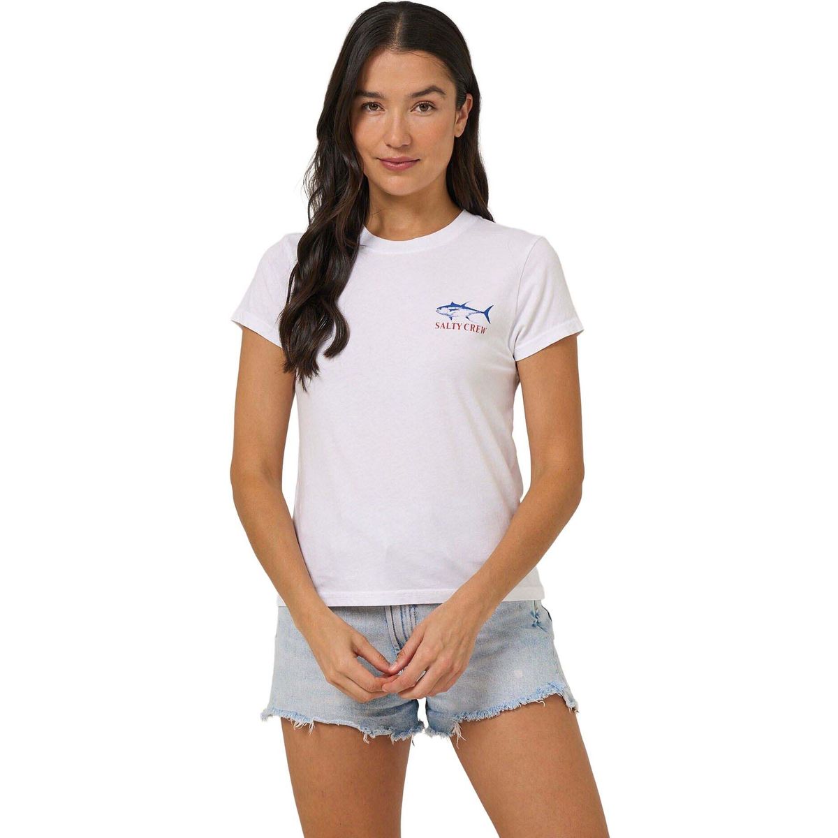 Salty Crew Overlay Modern Tee white (WHT) S 25035154W-WHT-S