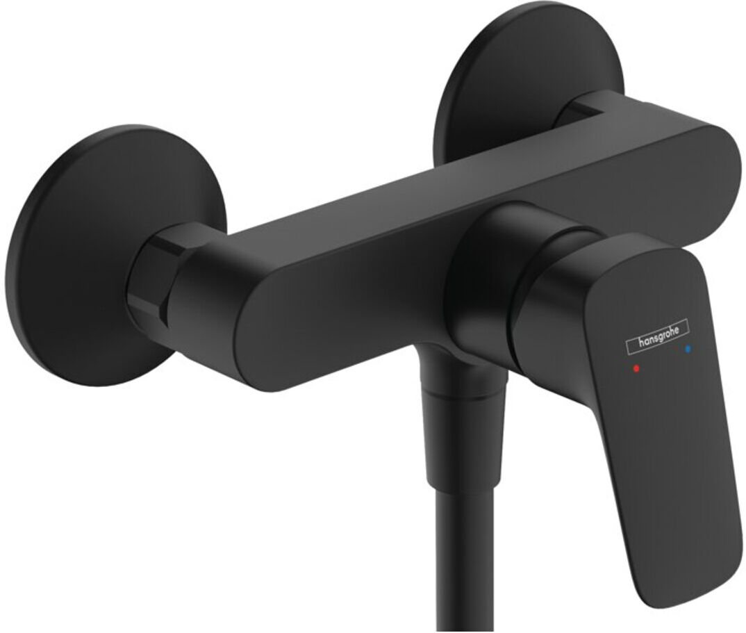 Hansgrohe Einhebel-Brause-Armatur Logis mattschwarz, AP, 1 Verbraucher (71600670)
