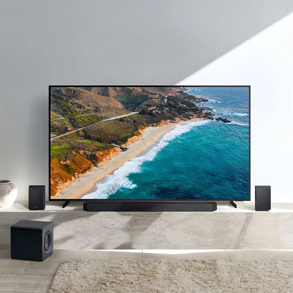 Samsung HW-Q930F/ZF, 9.1.4 Kanäle, 580 W, DTS 5.1, DTS Express, DTS-HD Master Audio, DTS:X, Dolby Atmos, Dolby Digital Plus, Dolby TrueHD, 140 W, Aktiver Subwoofer, Kabellos