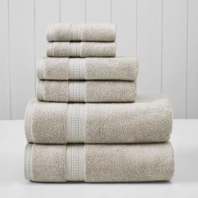 Modern Threads 6-Piece Rayon from Bamboo & Cotton Blend Towel Set