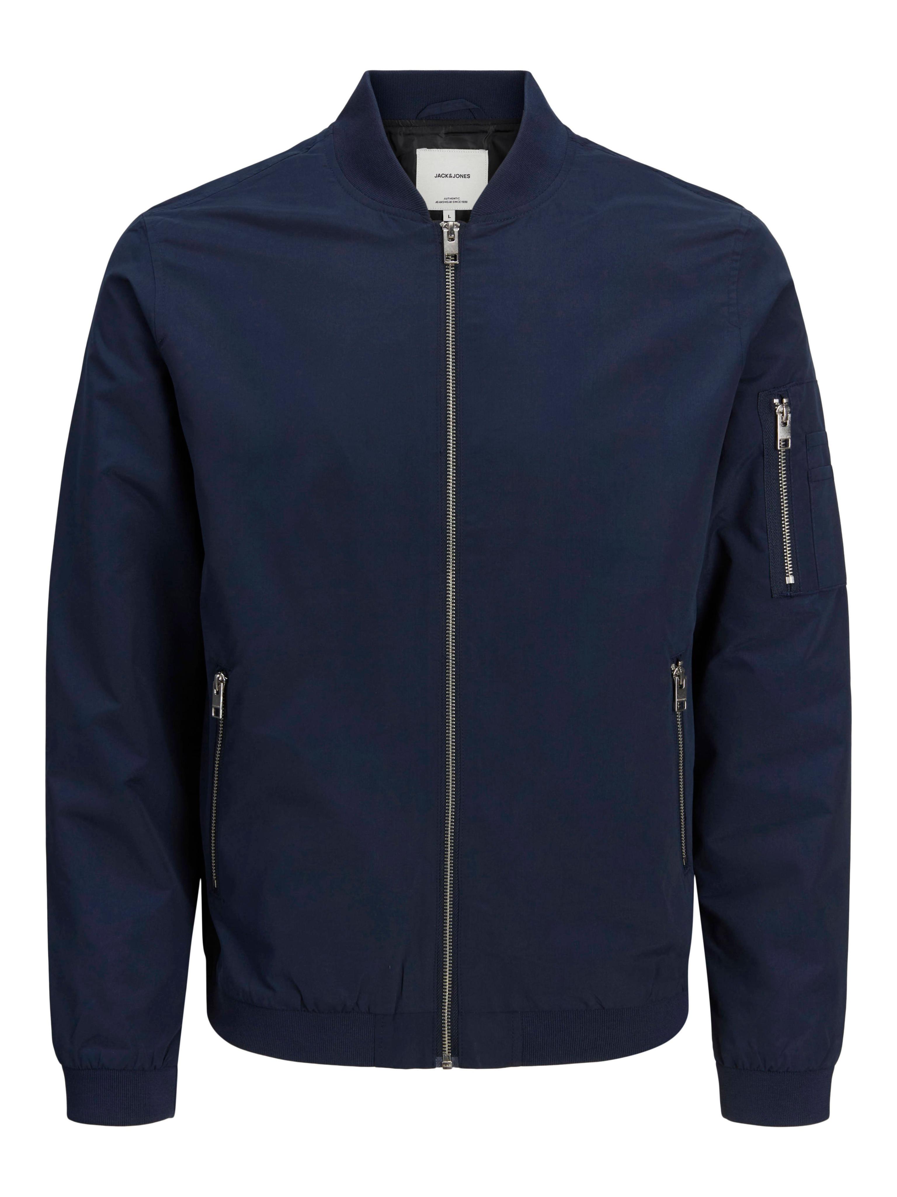 JACK & JONES ESSENTIALS bomberjack JJERUSH navy blazer