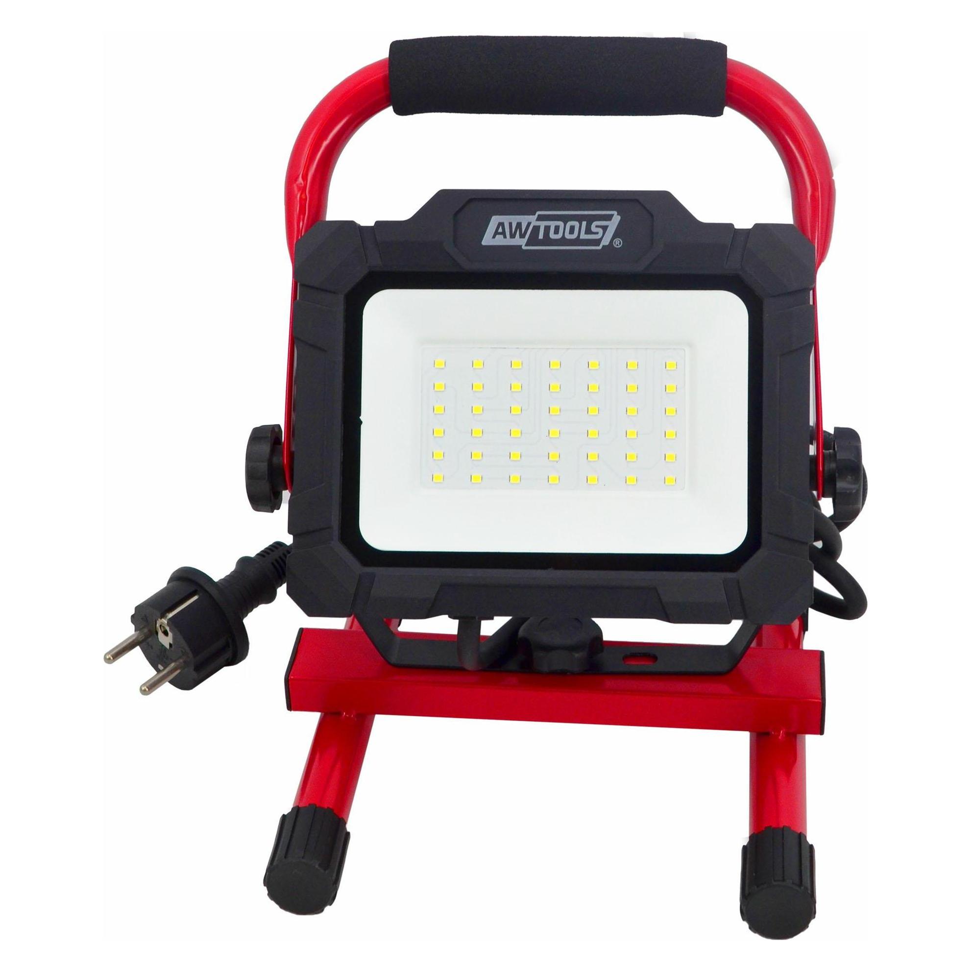 Awtools Reflektor Smd LED Przenośny 30w Podstawa Typ H (AW17911)