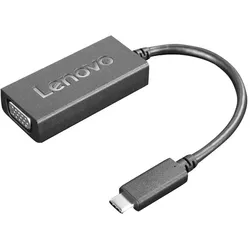 Lenovo USB-C to VGA Adapter (VGA), Video Adapter, Schwarz