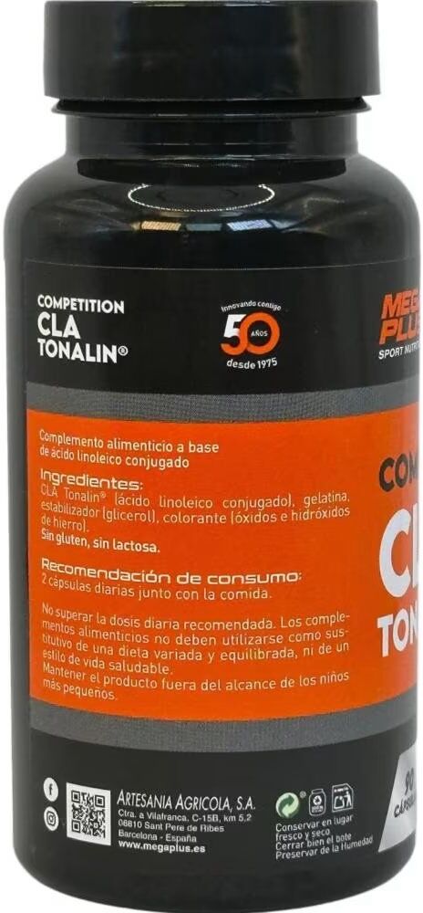Megaplus Cla Tonalin Ácido Linoleico Conjugado, 90 Cápsulas Talla Única Unisex