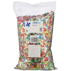 Relaxdays Buntes Konfetti 1kg Blau,Grün,Rot