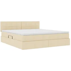 vidaXL, Bett, Gabin (Block mit Quadraten) (180 x 200 cm)