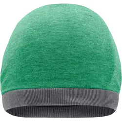 Myrtle Beach Unisex Legere Streetwear Mütze MB6577 green melange/dark grey one size