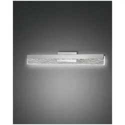 Fabas Luce Sinis Spiegelleuchte LED 1x12W Metall- und Methacrylat Verchromt