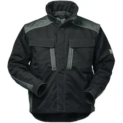 Elysee,  Canvas Outdoorjacke 2 in 1 Basel Grösse M schwarz/grau (M)