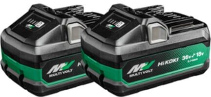 HiKOKI 2 batteries 36V 4,0 Ah / 18V 8,0 Ah MULTI VOLT BSL36B18X (380207)