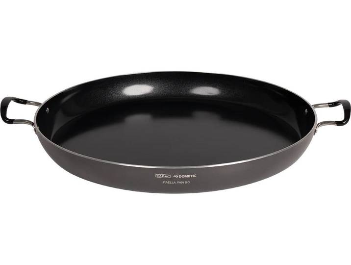 Grillpfanne Paella Pan 50 , schwarz, H:6,5cm Ø:49cm, Pfannen, Grillpfanne