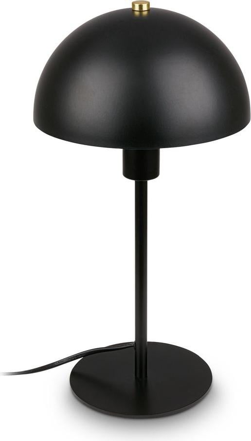Briloner PURA tafellamp met snoerdimmer en E14 fitting, zwart, Ø18 x 35 cm