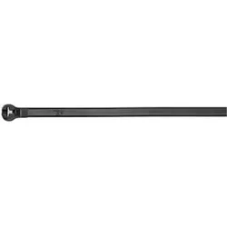 ABB Kabelbinder 360x4.8mm mit Stahlnase, 50N schwarz, UV beständig TY28MX-RW