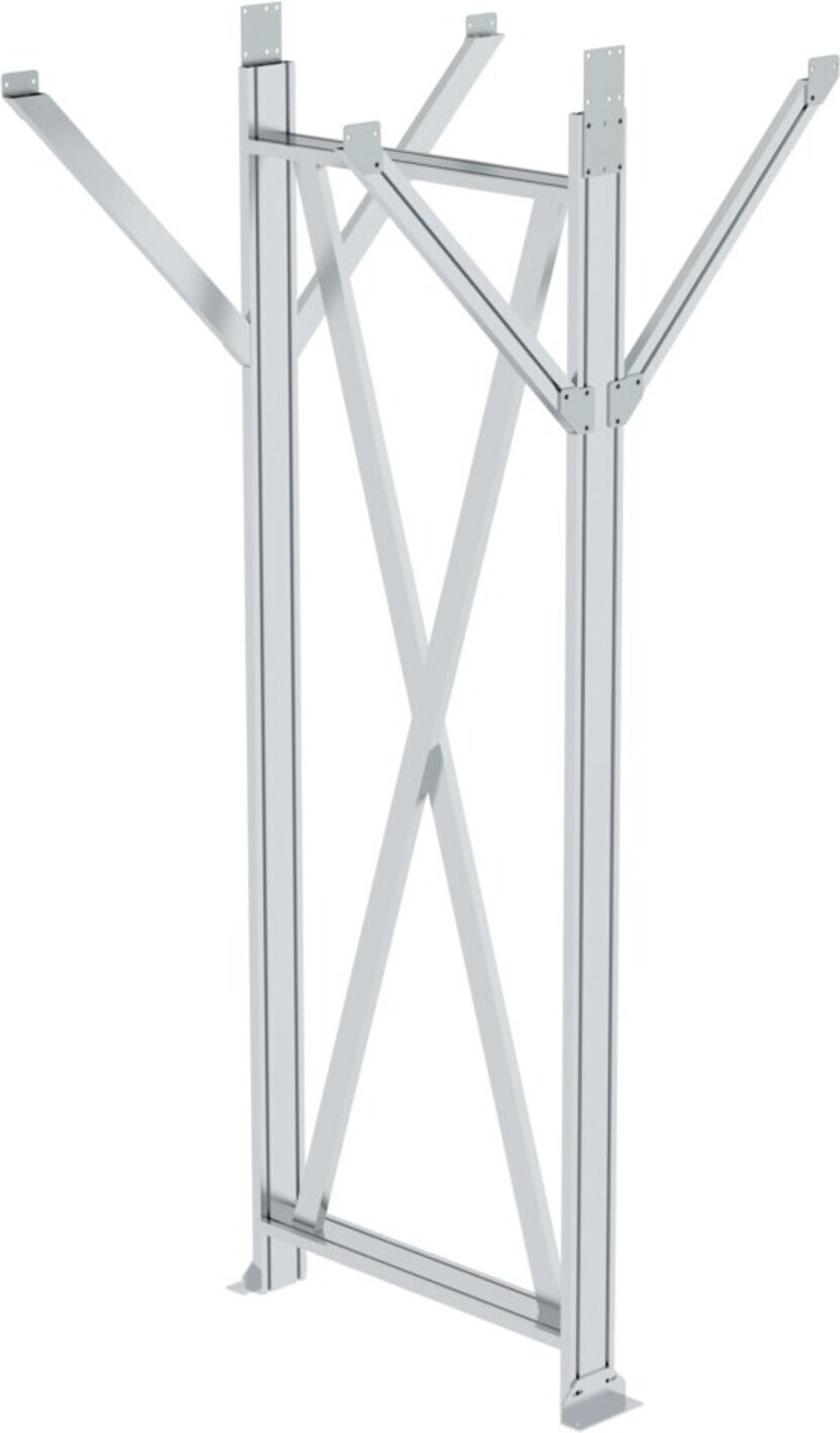 MUNK Stützteil für Baukastensystem Laufsteganlage, Plattformhöhe 1250-2499 mm (632201)