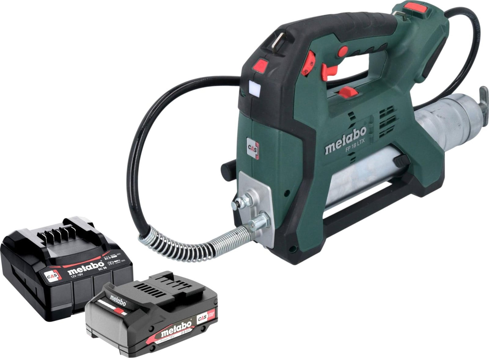 Metabo FP 18 LTX accu-vetpers 18 V 690 bar inclusief 1x 2,0 Ah accu en oplader