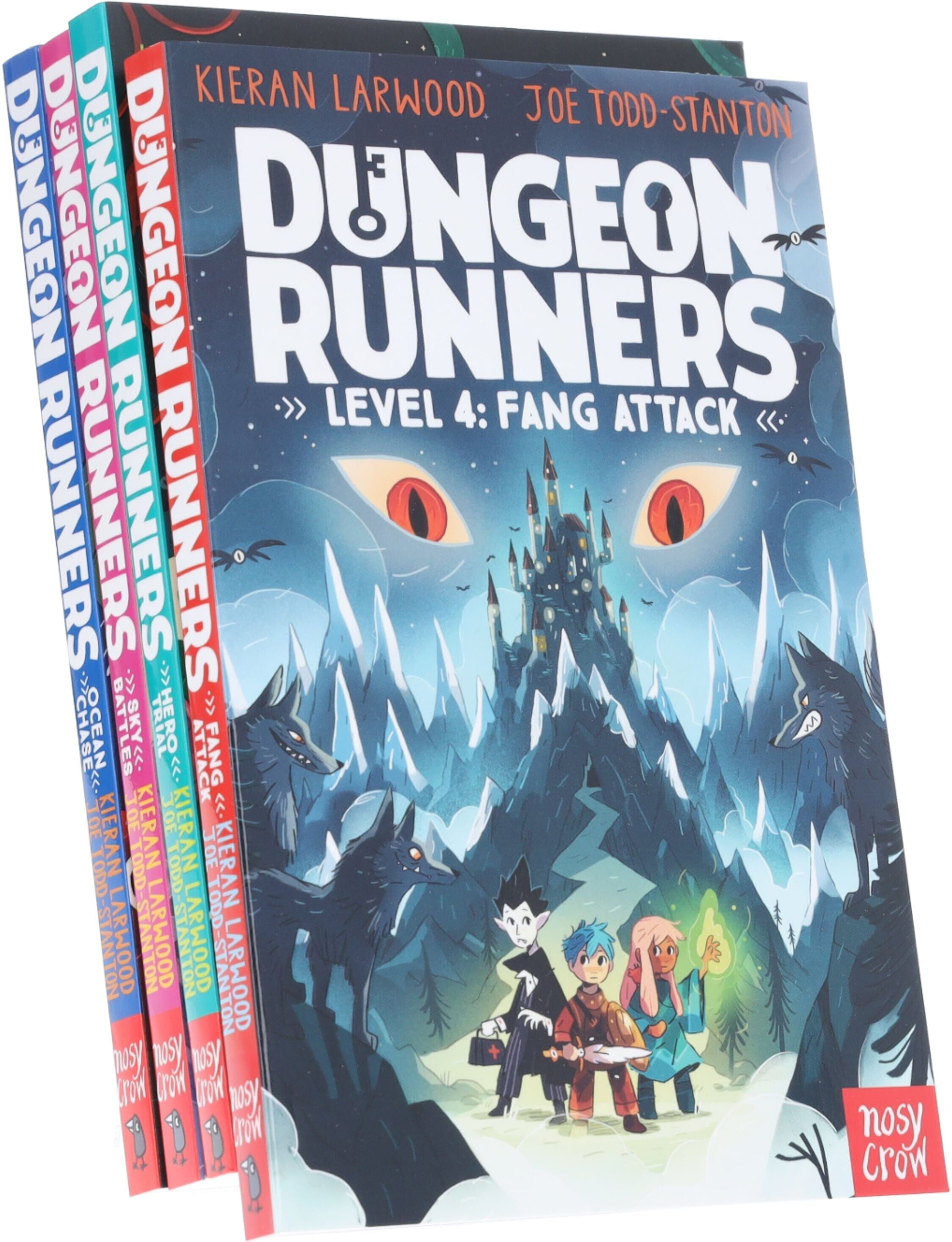 Dungeon Runners Series By Kieran Larwood: Illustrated 4 Books Collection Set - Ages 7-9 - Paperback Nosy Crow Ltd