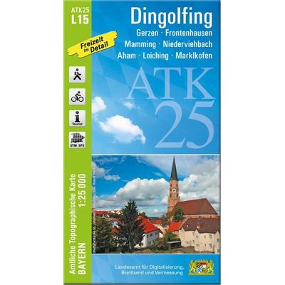 ATK25-L15 Dingolfing (Amtliche Topographische Karte 1:25000), Sonstige von , Landesamt für Digitalisierung, Breitband und Vermessung, Bayern,