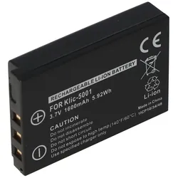 AccuCell Akku passend für Sanyo DB-L50 Akku, Xacti VPC-HD1000