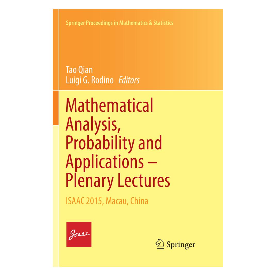 Springer Mathematical Analysis, Probability and Applications - Plenary Lectures (Englisch, Softcover, Luigi G. Rodino, Tao Qian) (56007764)