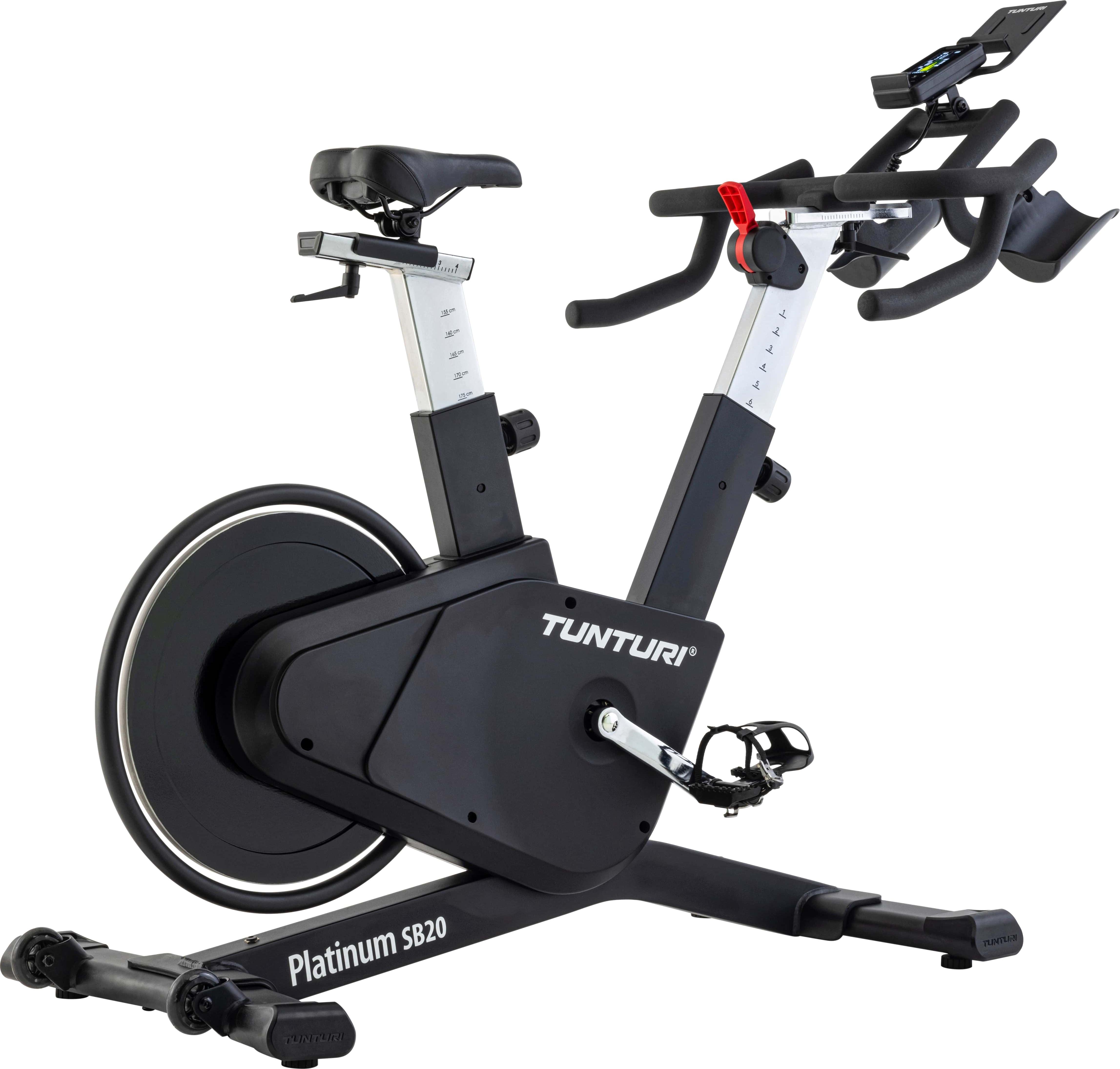 Platinum S20 Sprinter Bike - Fitnessbike - Anpassbarer Indoor-Fahrradtrainer - Niedriger Einstieg - Bluetooth - Elektrischer Widerstand