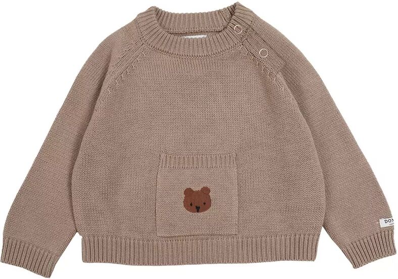 Donsje Amsterdam - Jacke, Pullover  Bear, 12-18M, Taupe