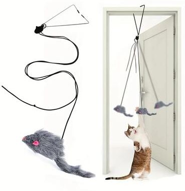 Uplift Essentials Interactive Door Hanging Cat Toy Interactive Door Hanging Cat Toy