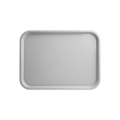 Olympia Kristallon Polypropylen-Schnellimbiss-Tablett Grau Mittel 415 mm