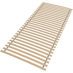 Sleepneo Rollrost  80x200, Ergonomischer Lattenrost aus Buchenholz, 28 Latten, Hergestellt in Deutschland, fertig montiert und gerollt, Traglast 130kg