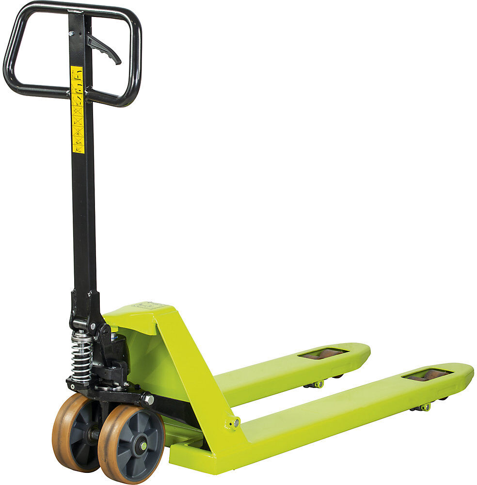Paletthubwagen EVO, Lenkräder Polyurethan mit Alukern, Gabellänge 800 mm, Singlerollen Pramac