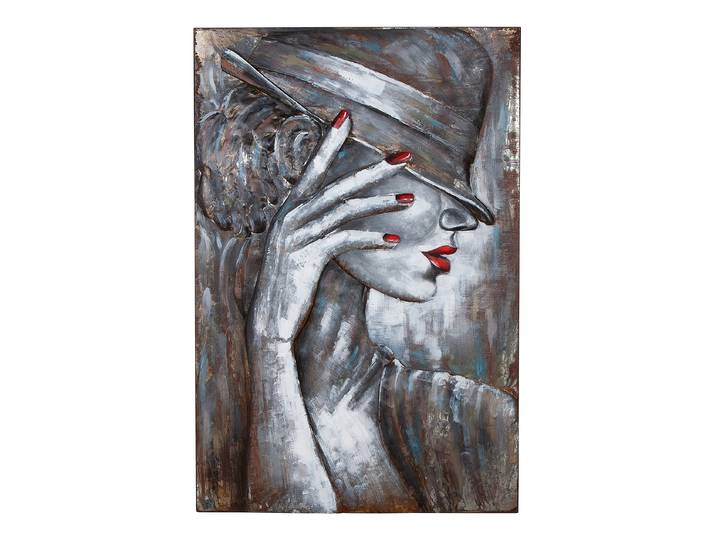 Image Casablanca Fer, laqué Blanc 80 x 120 x 6cm