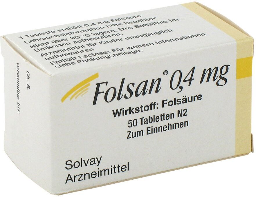 Folsan 0,4 mg Tabletten 50stk