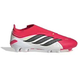 adidas Predator League Laceless FG Kinderfußballschuh rot/silber