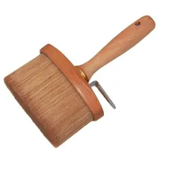 Malerpinsel Fassadenbürste Streichbürste Oval Lasurbürste 132x65mm Hell 1 Stück