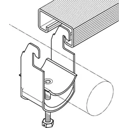 PohlCon (Puk) Kabelschelle 28 AC-AL