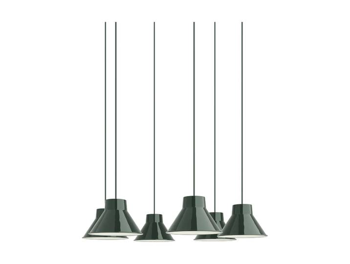 Muuto Suspension Top Pendant Cluster 6 Vert foncé, Ø21 cm