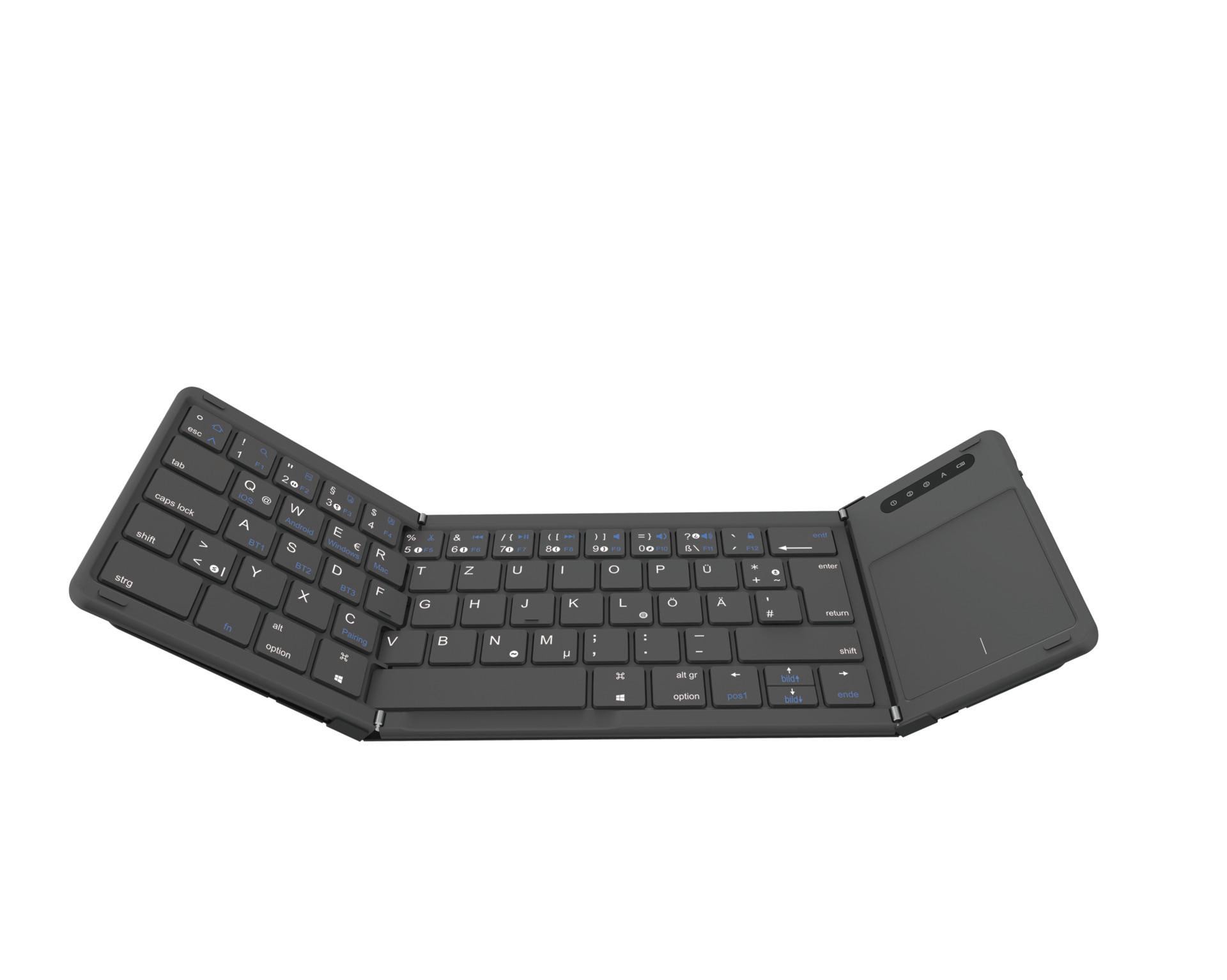Samsung C&T Foldable Bluetooth Keyboard mit Number Pad schwarz F-CTNB-NK001BG