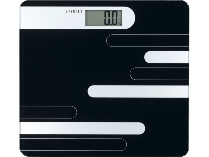 Melissa Personenweegschaal - Digitale Weegschaal - Tot 180kg - 16690073 - Zwart Zilver
