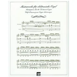 Meisterwerke für elektronische Orgel. Masterpieces For the Electronic Organ. Chef-d/' oeuvres pour l, Fachbücher von Werner Niehues