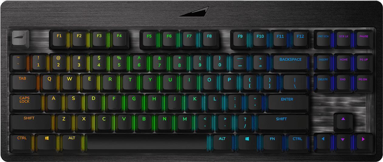 Mountain Everest Core, Kabelgebunden, USB, Mechanischer Switch, QWERTY, RGB-LED, Schwarz