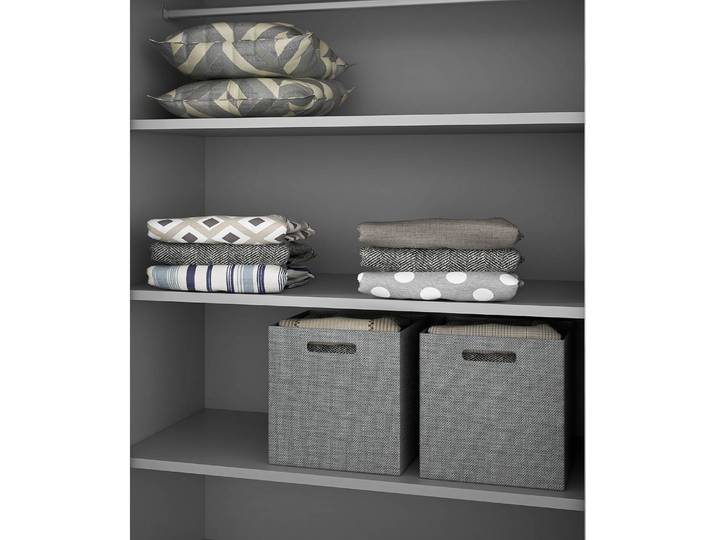 Einlegeböden Balemus I 3er-Set 104 x 56 x 2cm Grau Spanplatte