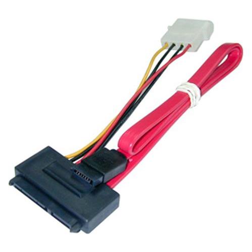 Lindy SATA-Kabel interne Stromversorgung, 4-polig, 7-poliges SATA (50 cm, SATA, SATA II, SATA III) (33365)