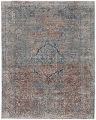 Grand Bazaar Gilford Machine Made Medallion Transitional Area Rug